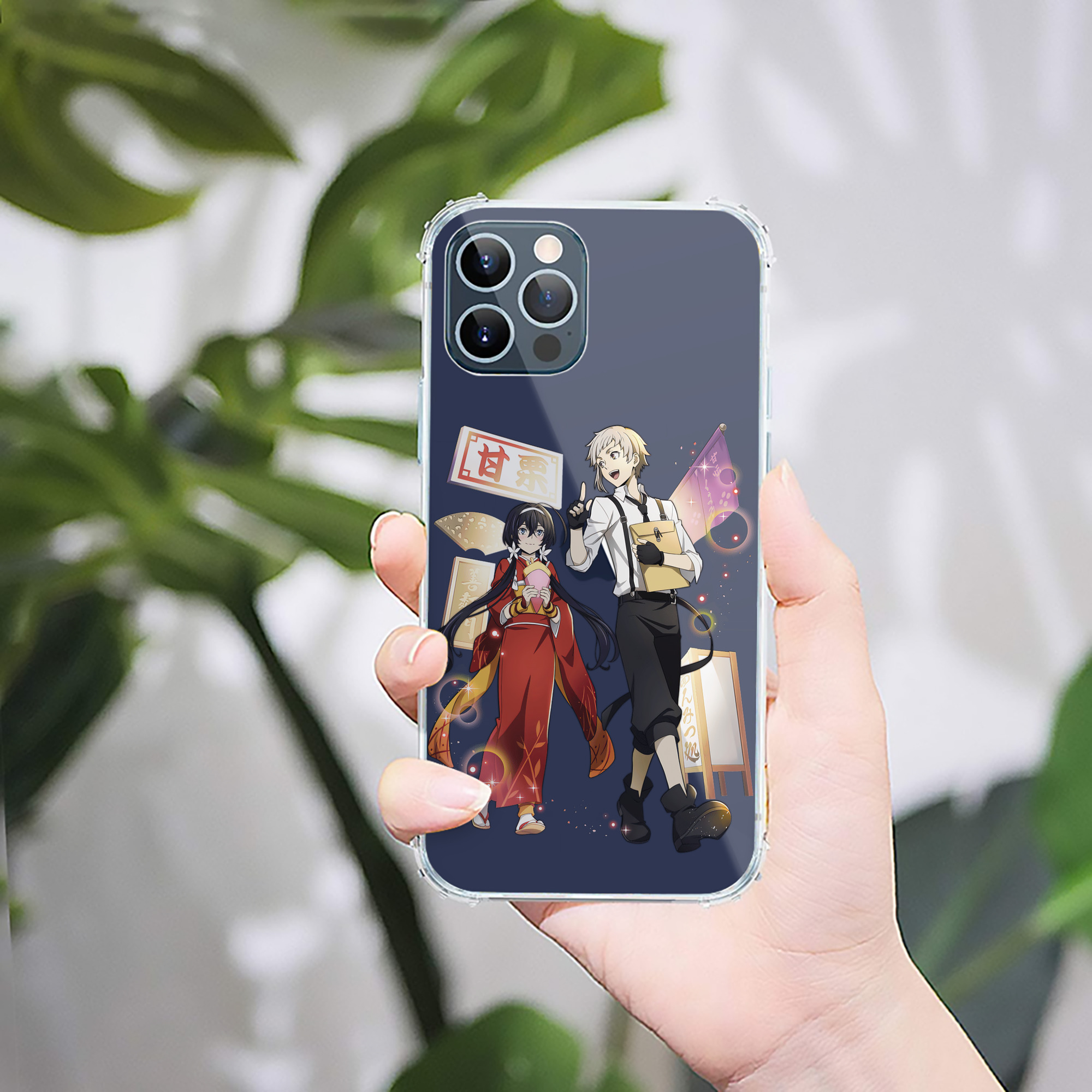 （画像用） 文豪ストレイドッグス Bungo Stray Dogs 【iPhone 12シリーズ対応】透明スマホケース（クリアソフトケース）